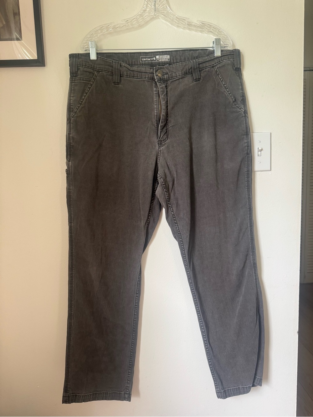 Carhartt Men's Chinos in Charcoal Gray